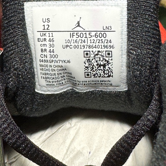 Jordan 14 Ferrari Red and Black Sneakers - Picture 6 of 8